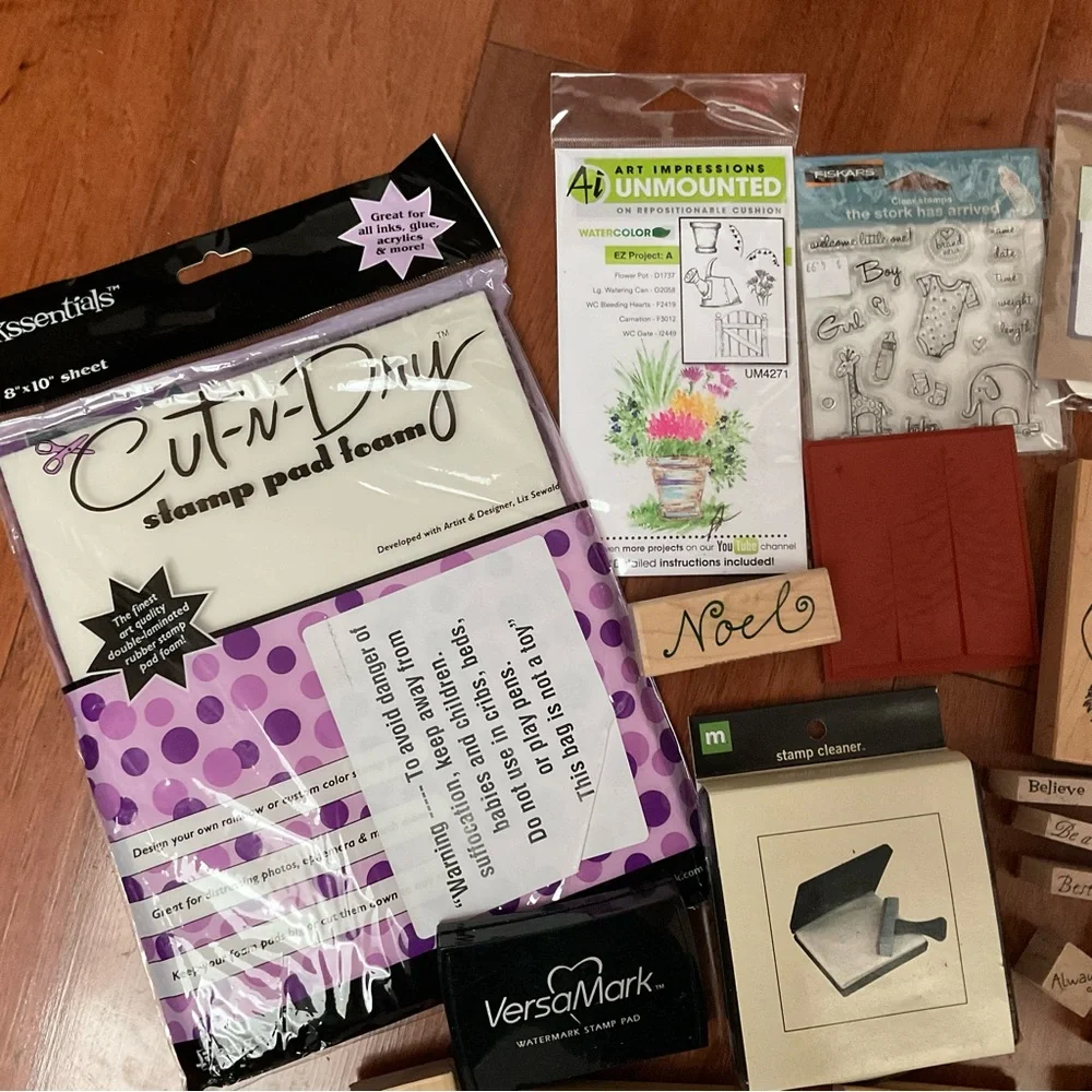 4+ Pound Stamp Craft Lot Scrapbook Hobby Holiday Letter Quotes Santa Claus